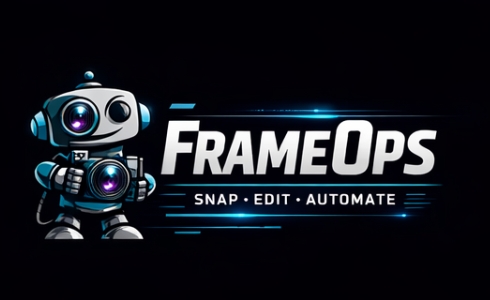 FrameOps — Snap · Edit · Automate